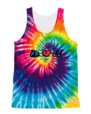 Hippie Life All-over Unisex Tank front