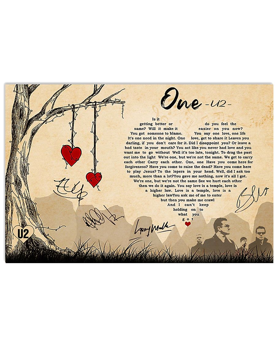 one-u2-pt 17x11 Poster