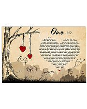 one-u2-pt 17x11 Poster front