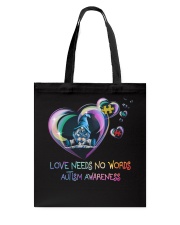 Love Needs No Words Tote Bag tile