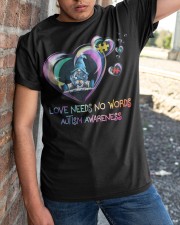 Love Needs No Words Classic T-Shirt apparel-classic-tshirt-lifestyle-27