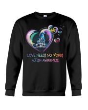 Love Needs No Words Crewneck Sweatshirt tile