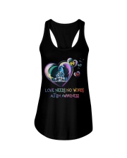 Love Needs No Words Ladies Flowy Tank tile