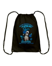 Never underestimate Drawstring Bag tile