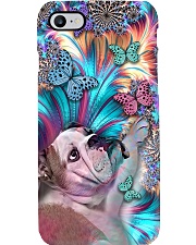 Bulldog and Butterflies Phone Case i-phone-8-case