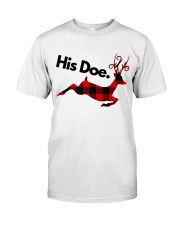Her Buck His Doe Valentine Classic T-Shirt front