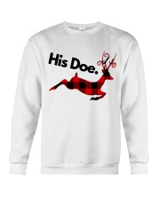 Her Buck His Doe Valentine Crewneck Sweatshirt tile