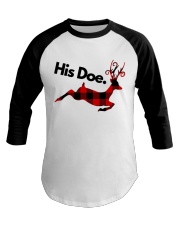 Her Buck His Doe Valentine Baseball Tee tile
