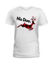 Her Buck His Doe Valentine Ladies T-Shirt tile
