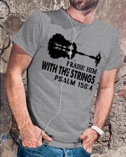 Praise him with the strings Classic T-Shirt lifestyle-mens-crewneck-front-4
