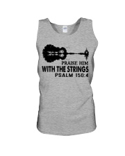 Praise him with the strings Unisex Tank tile