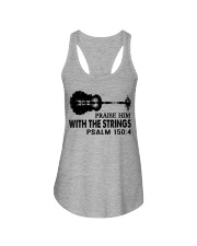 Praise him with the strings Ladies Flowy Tank tile
