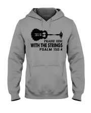 Praise him with the strings Hooded Sweatshirt tile