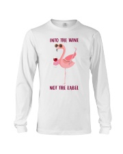 Into the wine not the label Long Sleeve Tee tile