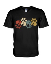 Guitars And Paws V-Neck T-Shirt tile