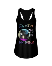 Stay Out Of My Bubble Ladies Flowy Tank tile