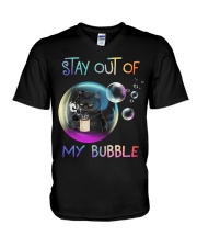 Stay Out Of My Bubble V-Neck T-Shirt tile