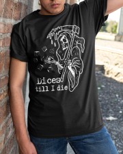 Dices Till I Die Classic T-Shirt apparel-classic-tshirt-lifestyle-27