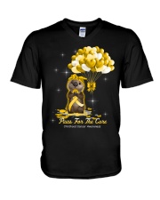 Paws For The Cure V-Neck T-Shirt tile