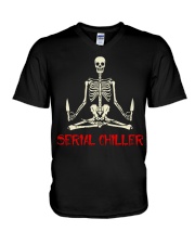 Serial Chiller V-Neck T-Shirt tile