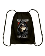 Hello Darkness My Old Friend Drawstring Bag tile
