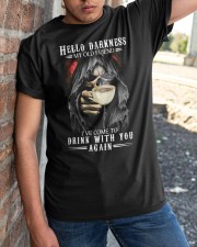 Hello Darkness My Old Friend Classic T-Shirt apparel-classic-tshirt-lifestyle-27