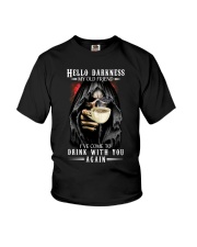 Hello Darkness My Old Friend Youth T-Shirt tile
