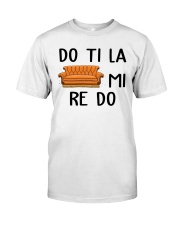 Funny music note Classic T-Shirt front