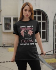 I Don't Need A Valentine Classic T-Shirt apparel-classic-tshirt-lifestyle-19