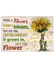 When A Flower Doesn't Bloom 17x11 Poster front