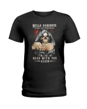 Hello Darkness My Old Friend Ladies T-Shirt tile