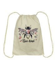 Bee kind Drawstring Bag tile