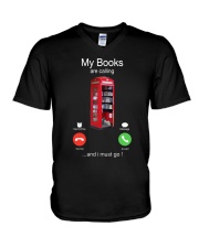 My Books Are Calling V-Neck T-Shirt tile
