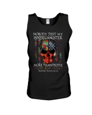 Nobody Test My Inner Gangster Unisex Tank tile