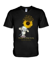 Choose To Keep Going V-Neck T-Shirt tile