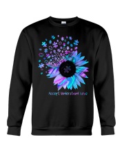Accept understand love Crewneck Sweatshirt tile