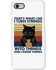 That's what I do I turn strings Phone Case tile