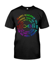 Always Remember Classic T-Shirt front