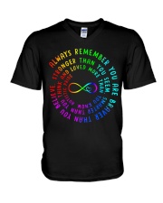 Always Remember V-Neck T-Shirt tile