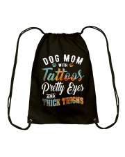 Dog Mom Drawstring Bag tile