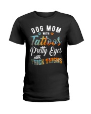Dog Mom Ladies T-Shirt tile
