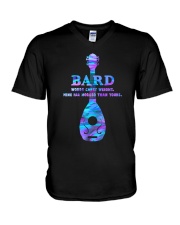 Bard Gamer D20 V-Neck T-Shirt tile