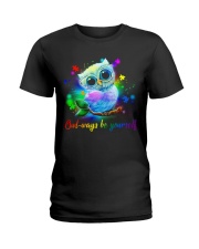 Owl-ways be yourself Ladies T-Shirt tile