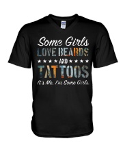 Some Girls Love Beards V-Neck T-Shirt tile