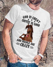 God Is Great Coffee Is Good Classic T-Shirt lifestyle-mens-crewneck-front-4