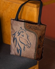 Love horses leather pattern print All-over Tote aos-all-over-tote-lifestyle-front-02