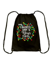 My Favorite Color Is Your Lights Drawstring Bag tile