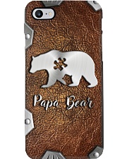 Papa Bear Metal Pattern Print Phone Case i-phone-8-case