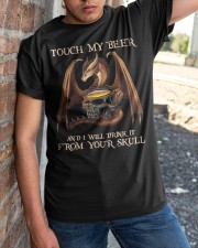 Touch my beer Classic T-Shirt apparel-classic-tshirt-lifestyle-27