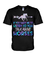 If You Want Me To Listen To You V-Neck T-Shirt tile